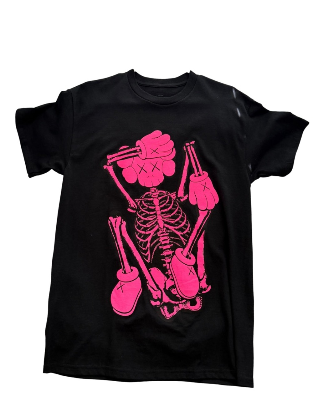 KAWS Black T-Shirt with Graphic